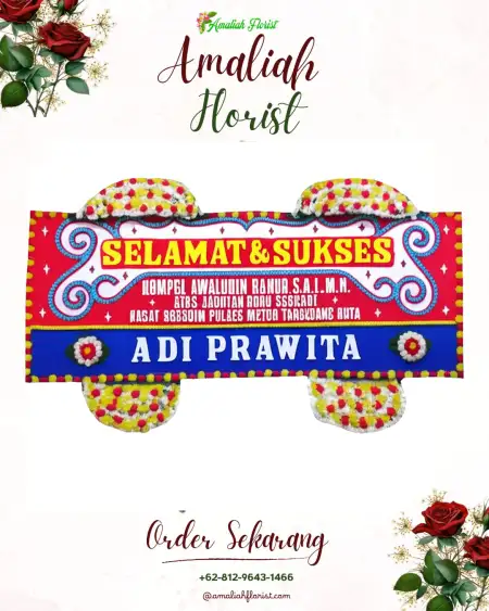 Papan Bunga Ucapan Selamat Adipuro